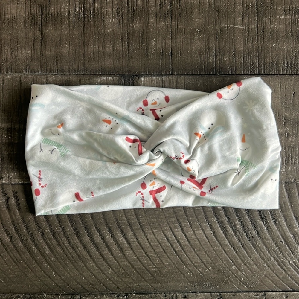 💛 Snowman Winter Twist Headband